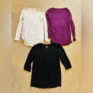 Maternity tops- size large